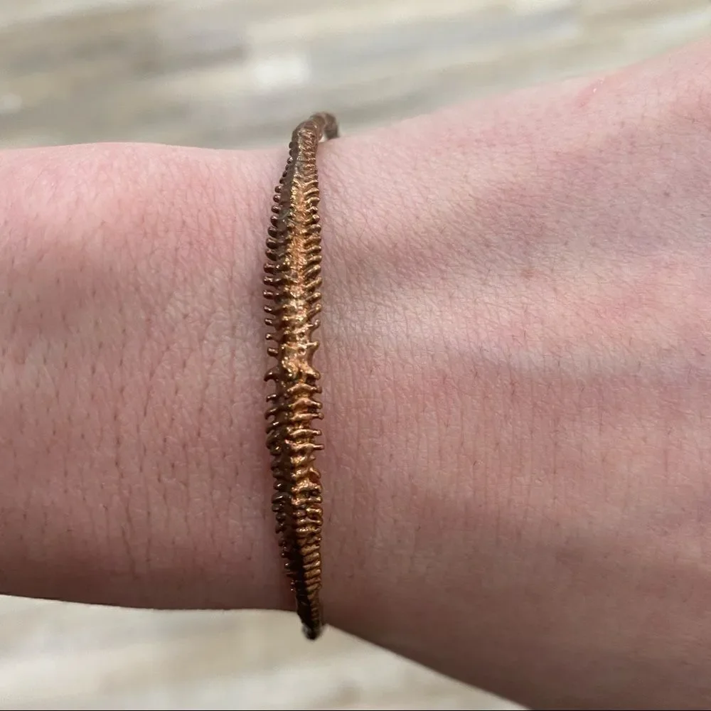 VERAMEAT Spine Marygoround Copper Bangle Bracelet